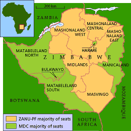 Vote Distribution Map.